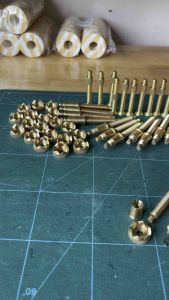 ชุดน๊อตมัลริกิทองเหลือง