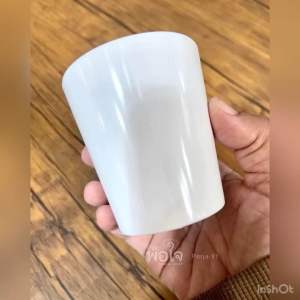 ถ้วยน้ำเล็ก แก้วน้ำ สีครีมขาว #20A เมลามีนแท้ Srithai Superware