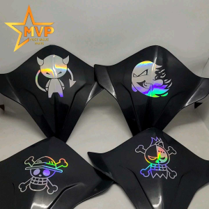 Visor Beat NEW Deluxe Series LOGO HOLOGRAM VISOR BEAT NEW BEAT Deluxe 2016-2024 MODEL Stiker Windshield HONDA Beat FI NEW Visor Sepeda Motor AKSESORIS Motor Beat NEW LED