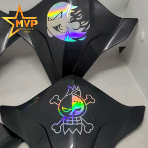 Visor Sepeda BMX Plus Stiker Hologram BMX / Visor Sepeda Anak-anak Keren Universal Bisa Untuk Semua Jenis Sepeda Tinggal Sesuai Stang Sepeda Motorcycle Bicycle Windshield Aksesoris