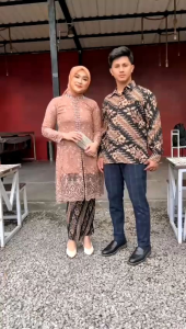 Kebaya couple terbaru / Setelan kebaya pasangan  modern kekinian high quality / Set kebaya Tunik kimono Couple Tille premium