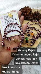 Gelang / Brecelet Balinesse Tridatu / Tridatu Bali Batu Tibet Original Mix Natural Stone / Batu Alam