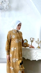 Zura Dress Premium: Bahan Katun Nyaman & Desain Elegan