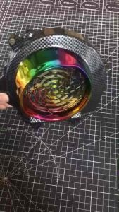 ครอบใบพัด เคฟล่ารุ้ง Zoomer (12) Scoopyi (12) ของแต่ง มอเตอร์ไซค์