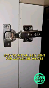 Led Lights for Cabinet Concealed Hinges with 23A 12V Battery - White Lights
