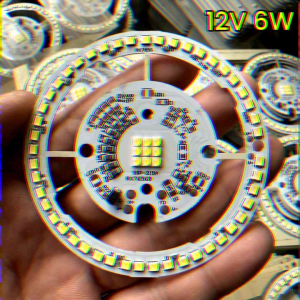 ไฟ LED 12V 6W แสงวงนอกสีแดงแสงวงในสีขาว สำหรับงาน DIY เช่นไฟโซล่าเซล