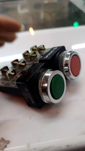 Push Button 25mm Double contact 1NO +1NC for panel control