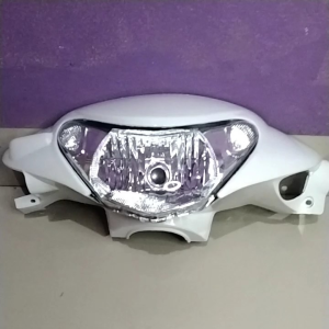Batok kepala depan Plus Reflektor Lampu depan yamaha Mio Smile putih
