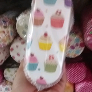Paper cup / cup roti laminasi oval / panjang / polygonal ukuran 14x5 motif colour cakr 1roll isi 200 pc