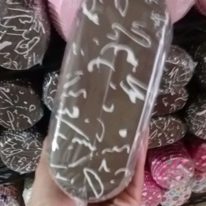 Paper cup / cup roti laminasi oval / panjang / polygonal ukuran 14x5 motif brown batik 1roll isi 200 pc