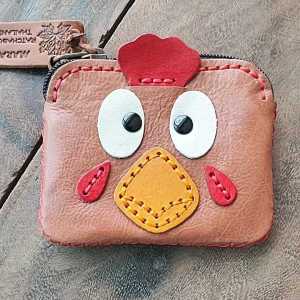 MARAH กระเป๋าใส่เหรียญ กระเป๋าใส่บัตร atm หนังแท้ หนังวัว แฮนด์เมด น่ารัก diy ขนาดเล็ก บาง ผู้หญิง ร