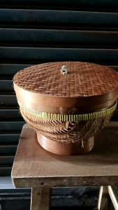 bakul - tempat nasi dengan tutup - bakul nasi bambu - tempat nasi - bakul - tempat nasi dengan tutup