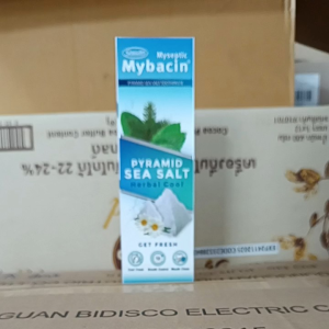 Mybacin pyramid salt herbal cool toothpaste 100g.exp 09/2027
