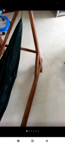 KHUNG GIÁ VÕNG GỖ CÂY SAO tặng kèm móc sắt hoặc móc bạc đạn