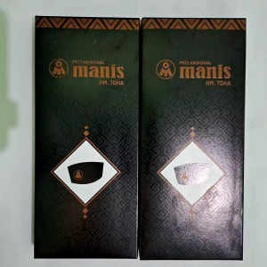 Peci Manis Non Ac Motif SM Kopiah Songkok Hitam Polos Plat Kuning Tanpa Kertas Bahan Beludru