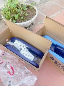 [Hàng chuẩn fun hộp ] Dép lê nam Loufu 6176 mềm êm bền không sợ nước trống lún xẹp trơn trượt size 40-44 nhiều mầu