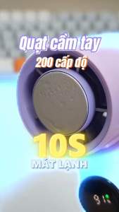 Quạt cầm tay mini S-026 tích điện tính năng làm lạnh 199 chế độ làm mát công nghệ Turbo.