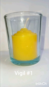 VIGIL CANDLE 1 GLASS(V#1 Glass)1pc/order