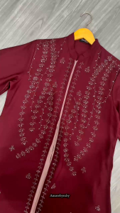 bintang Exlusive gamis abaya terbaru zauhara abaya simple elegant kekinian manik swarovsky produk Amore by ruby