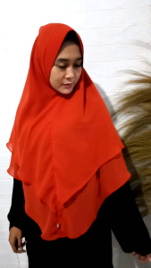 Khimar Ceruty 2 Layer Felizapet