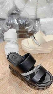 (fom nhỏ tăng size nhé)dép đúc 2 quai da mềm siêu nhẹ cao 7cm và 12cm(fom nhỏ tăng size nhé)