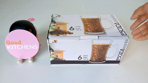 G067 [6 PCS] Gelas Kaca Minum & Souvenir Escada Polos