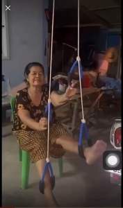 เชือกกายภาพแบบนั่ง GB เชือกออกกำลังกาย ใช้กายภาพบำบัด ช่วยฟื้นฟูกล้ามเนื้อให้แข็งแรง