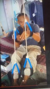 เชือกกายภาพแบบนั่ง GB เชือกออกกำลังกาย เชือกกายภาพบำบัดช่วยฟื้นฟูกล้ามเนื้อให้แข็งแรง