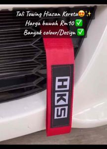 Tali Towing Belt Kereta Abs Nilon Car Towing Bumper Perodua Proton Honda Mazda