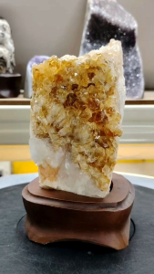 Brazil High Gred Citrine Cluster Ornament