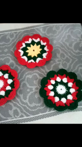 Christmas Lantern Coaster Crochet