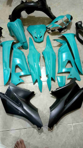 COVER BODY FULLSET BODY HALUS KASAR SUPRA FIT NEW FIT X FIT S HIJAU TOSCA