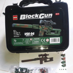 Lắp ráp 1 bộ BlockGun VSK94 có 646 chi tiết bằng nhựa rất đẹp