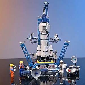 Lego lắp ghép mô hình tàu vũ trụ tàu không gian tham hiểm cho bé sáng tạo thoả thích