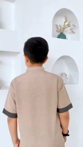 Kakadede Setelan Baju Muslim Anak Laki Laki 5-14th Set Koko Oman