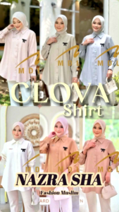 MDLY KLOVA Baju Kemeja Atasan Wanita: Clova Shirt By Mdly