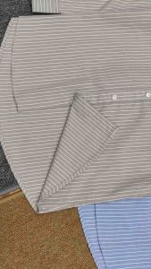 ZAINSKY - Kemeja Shanghai Panjang Salur Stripe Oxford Premium - Kemeja Shanghai Casual Pria Salur Slimfit