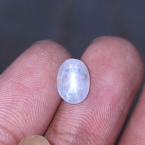 Batu Natural white safir star ceylon sapphire srilanka no treatment