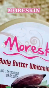 moreskin body butter whitening gold nasa ori mengencangkan kulit - melembabkan - mencerahkan kulit - dan mengangkat sel kulit mati