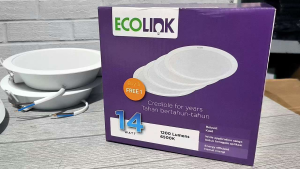 (PAKET ISI 4PCS) ECOLINK LAMPU PLAFON BULAT MULTIPACK DOWNLIGHT LED 14W PUTIH COOL DAYLIGHT 6500K 14 WATT PANEL BERGARANSI 1 TAHUN BAGUS KUALITAS TERBAIK TERLARIS TERMURAH EKONOMIS