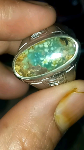 Natural Pirus Persia Unik & Antik Lawasan Dimensi 20x9x6mm