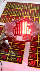 STOPLAMP RUNNING VARIASI SUPRA X 125 INJECTION 10 MODE OTOMATIS