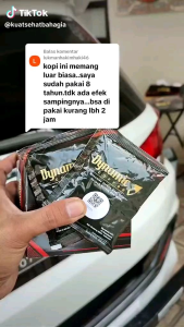 Dynamic Coffe 100% original 1 sachet adalah kopi pilihan yang di distribusikan khusus untuk mengatasi masalah kegagahan pria di ranjang