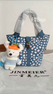 Tas Bucket Bunga dari Brand JINMEIER JMR Handbag Shoulder Sling Bag Cantik Kokoh Brand Import kd 102