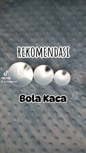bola kaca ukuran 70mm / 7cm cocok untuk dekorasi kerajinan hiasan dll
