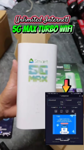 Smart 5g Max turbo Home Wifi 5g w/ sim 15 days Unli