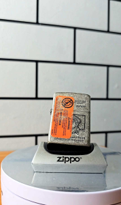 ZIPPO OLD SOLDIER VINTAGE LOOK