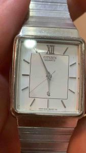 Đồng hồ nam nữ CITIZEN QUARTT tank nam hoặc nữ  size 275x36mm dây thép không gỉ khóa thông minh nguyên zin máy vàng chính hãng Citizen