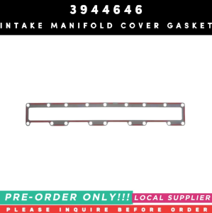 3944646 INTAKE MANIFOLD COVER GASKET 3940851 [DAPAT MAG-INQUIRE BAGO MAG-ORDER PRE-ORDER LANG! LOCAL SUPPLIER WARRANTY] FOR CUMMINS ENGINES  6B5.9 6C8.3 B5.9 AND MORE