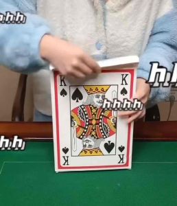 Giant Jumbo Poker Cards Casino Full Deck Oversized Playing Card Big Size High Quality A4 size 巨型超大扑克牌